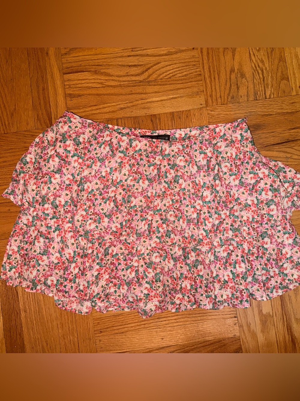 Zara floral skort